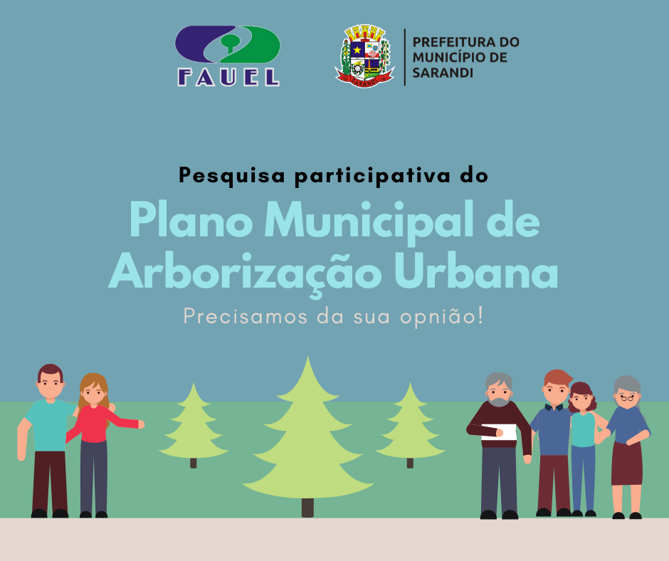PESQUISA PARTICIPATIVA DO PLANO MUNICIPAL DE ARBORIZAÇÃO URBANA